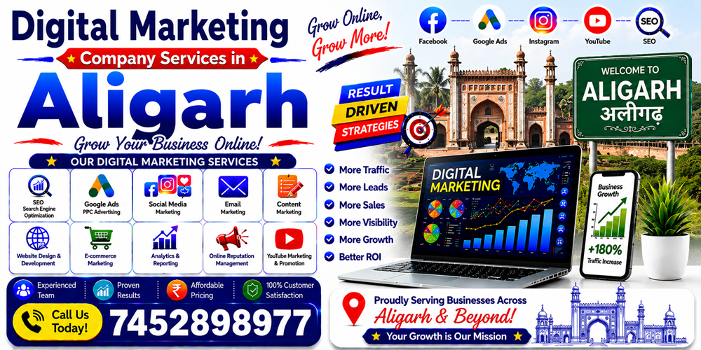 Digital Marketing Company Services in Aligarh - ASH Group Pvt. Ltd