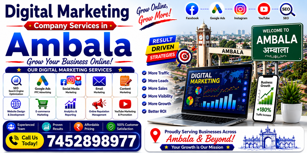 Digital Marketing Company Services in Ambala - ASH Group Pvt. Ltd