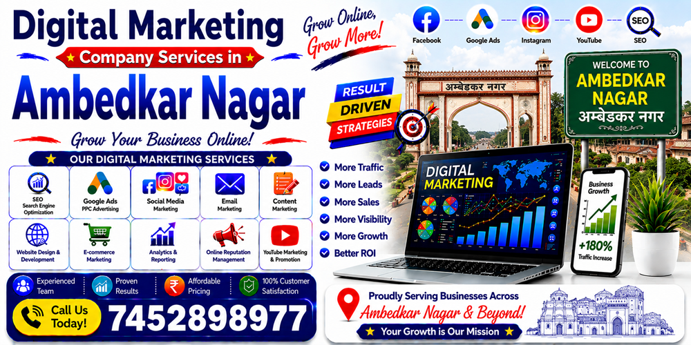 Digital Marketing Company Services in Ambedkar Nagar - ASH Group Pvt. Ltd