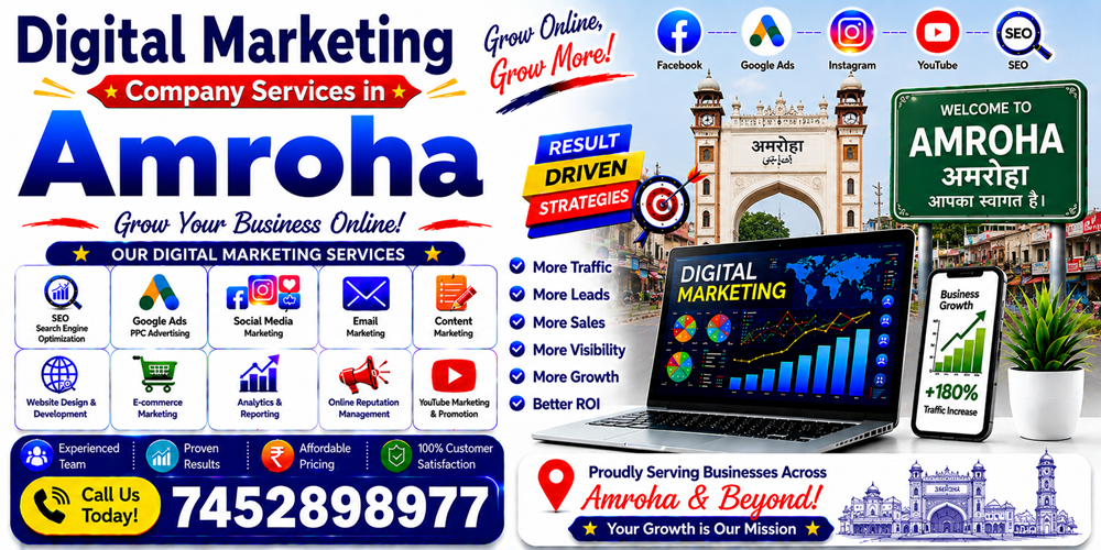 Digital Marketing Company Services in Amroha - ASH Group Pvt. Ltd