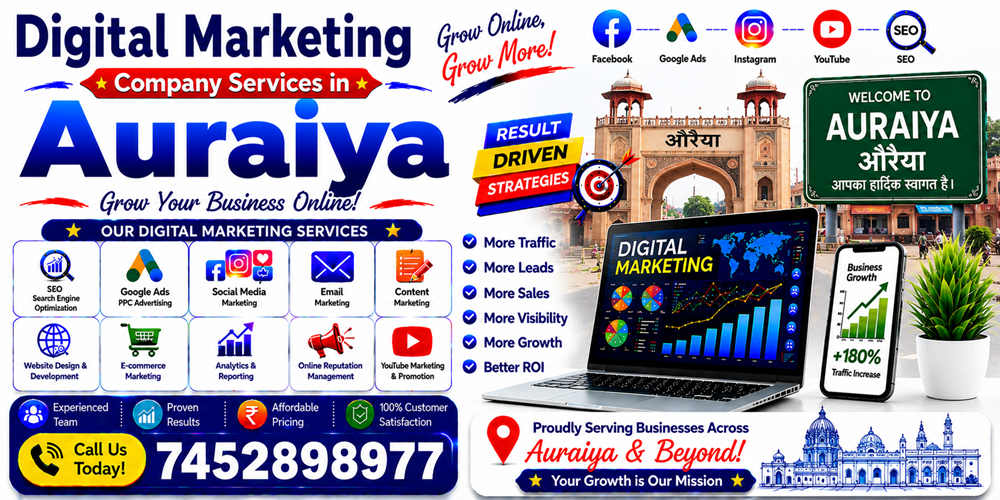 Digital Marketing Company Services in Auraiya - ASH Group Pvt. Ltd