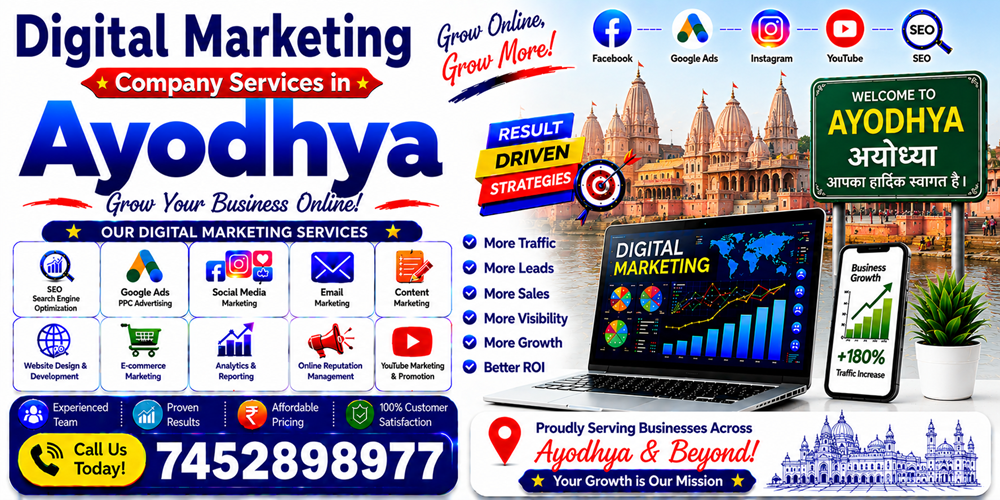 Digital Marketing Company Services in Ayodhya - ASH Group Pvt. Ltd