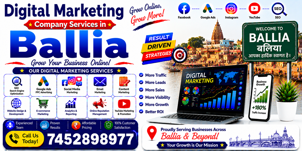 Digital Marketing Company Services in Ballia - ASH Group Pvt. Ltd
