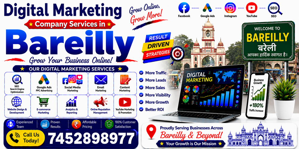 Digital Marketing Company Services in Bareilly - ASH Grp Enterprises Pvt. Ltd
