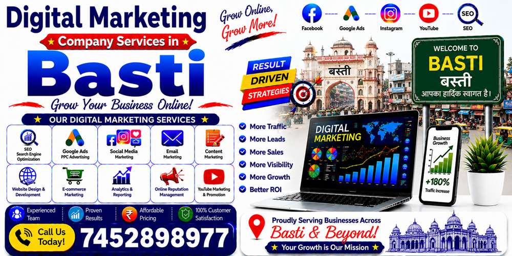 Digital Marketing Company Services in Basti - ASH Grp Enterprises Pvt. Ltd