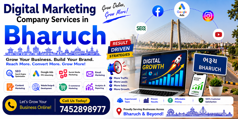 Digital Marketing Company Services in Bharuch - ASH Group Pvt. Ltd