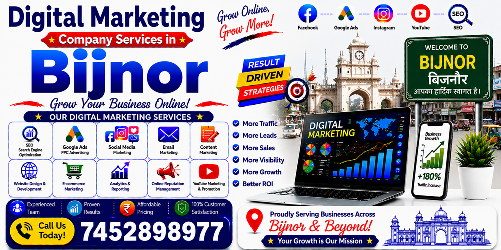 Digital Marketing Company Services in Bijnor - ASH GRP Enterprises Pvt. Ltd