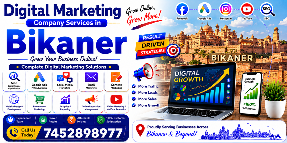 Digital Marketing Company Services in Bikaner - ASH Group Pvt. Ltd