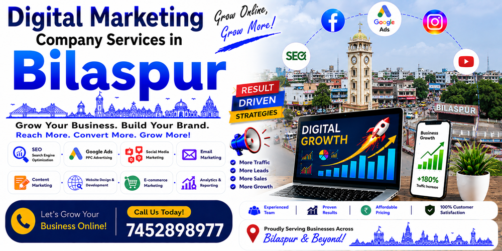 Digital Marketing Company Services in Bilaspur - ASH Group Pvt. Ltd