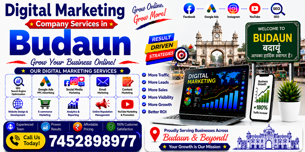 Digital Marketing Company Services in Budaun - ASH Grp Enterprises Pvt. Ltd
