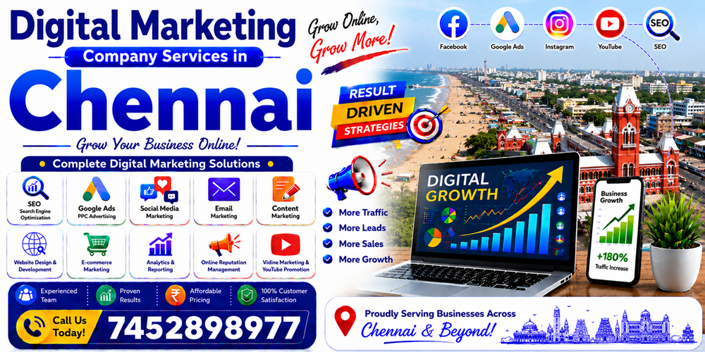 Digital Marketing Company Services in Chennai - ASH Group Pvt. Ltd