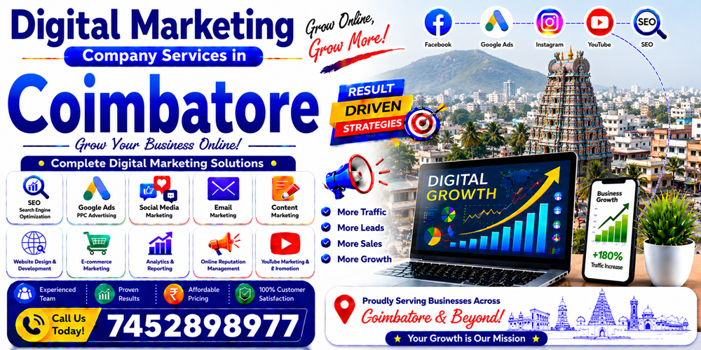 Digital Marketing Company Services in Coimbatore - ASH Group Pvt. Ltd