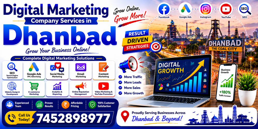 Digital Marketing Company Services in Dhanbad - ASH Group Pvt. Ltd