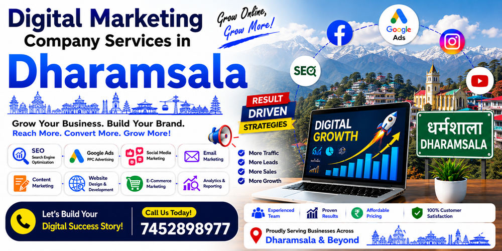 Digital Marketing Company Services in Dharamsala - ASH Group Pvt. Ltd