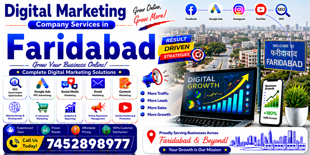 Digital Marketing Company Services in Faridabad - ASH Group Pvt. Ltd