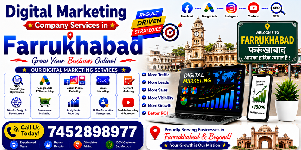 Digital Marketing Company Services in Farrukhabad - ASH Grp Enterprises Pvt. Ltd
