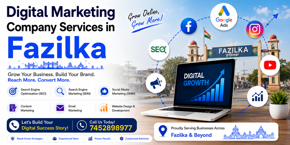Digital Marketing Company Services in Fazilka - ASH Group Pvt. Ltd