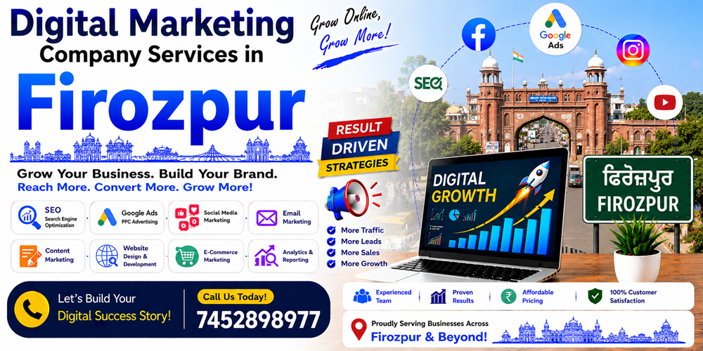 Digital Marketing Company Services in Firozpur - ASH Group Pvt. Ltd