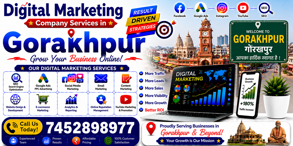 Digital Marketing Company Services in Gorakhpur - ASH Grp Enterprises Pvt. Ltd