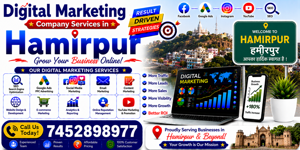 Digital Marketing Company Services in Hamirpur - ASH Grp Enterprises Pvt. Ltd