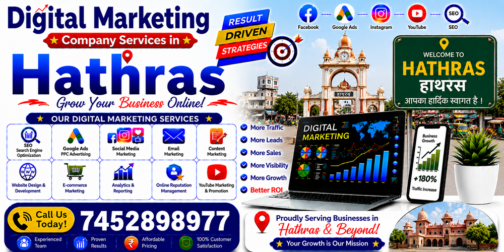 Digital Marketing Company Services in Hathras - ASH Grp Enterprises Pvt. Ltd