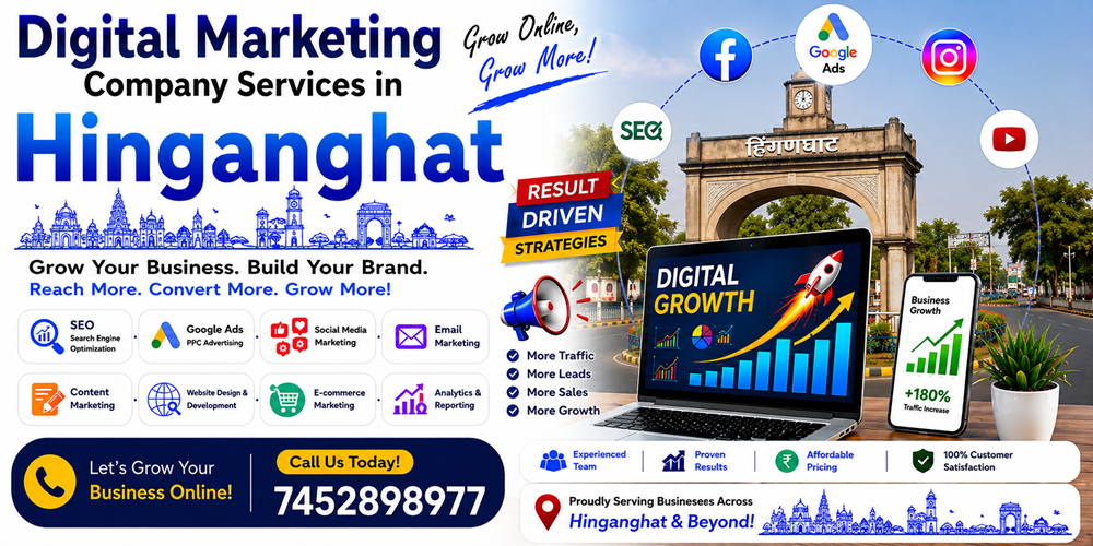 Digital Marketing Company Services in Hinganghat - ASH Group Pvt. Ltd