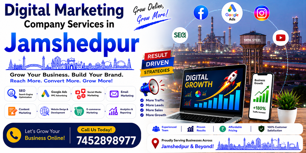 Digital Marketing Company Services in Jamshedpur - ASH Group Pvt. Ltd