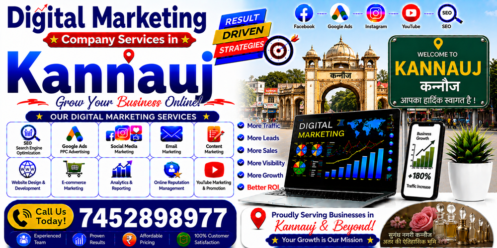Digital Marketing Company Services in Kannauj - ASH Grp Enterprises Pvt. Ltd