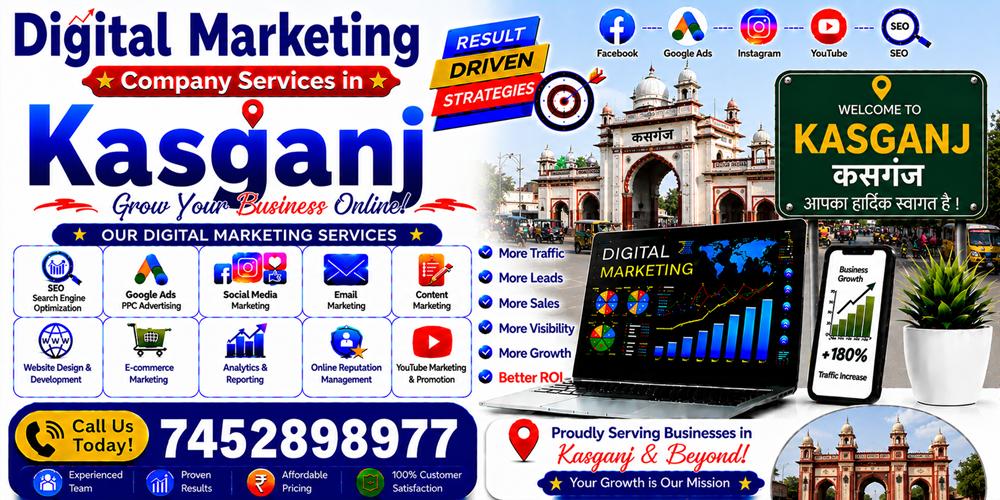 Digital Marketing Company Services in Kasganj