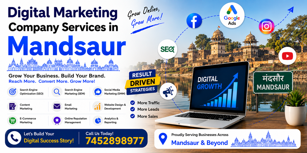 Digital Marketing Company Services in Mandsaur - ASH Group Pvt. Ltd