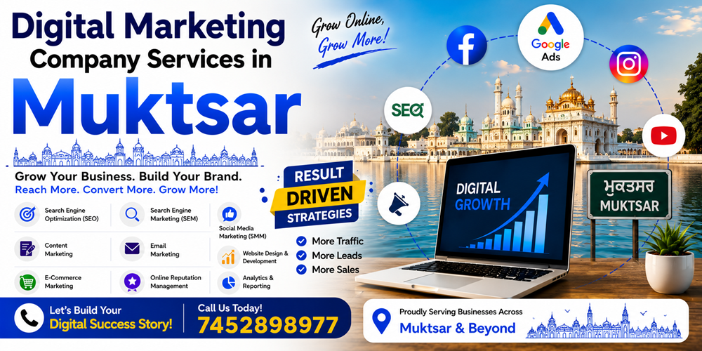 Digital Marketing Company Services in Muktsar - ASH Group Pvt. Ltd