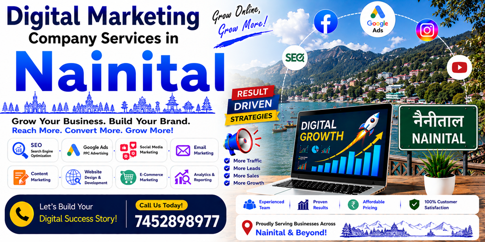 Digital Marketing Company Services in Nainital - ASH Group Pvt. Ltd