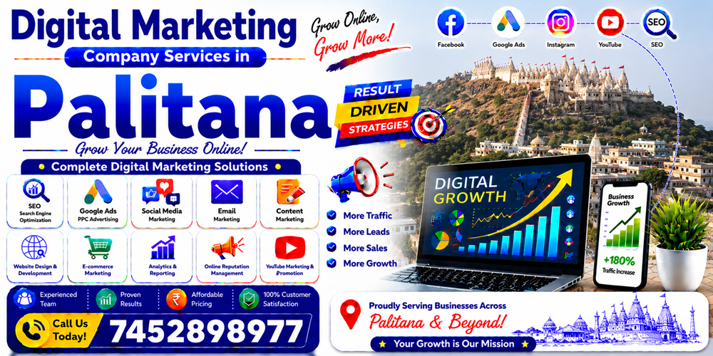 Digital Marketing Company Services in Palitana - ASH Group Pvt. Ltd