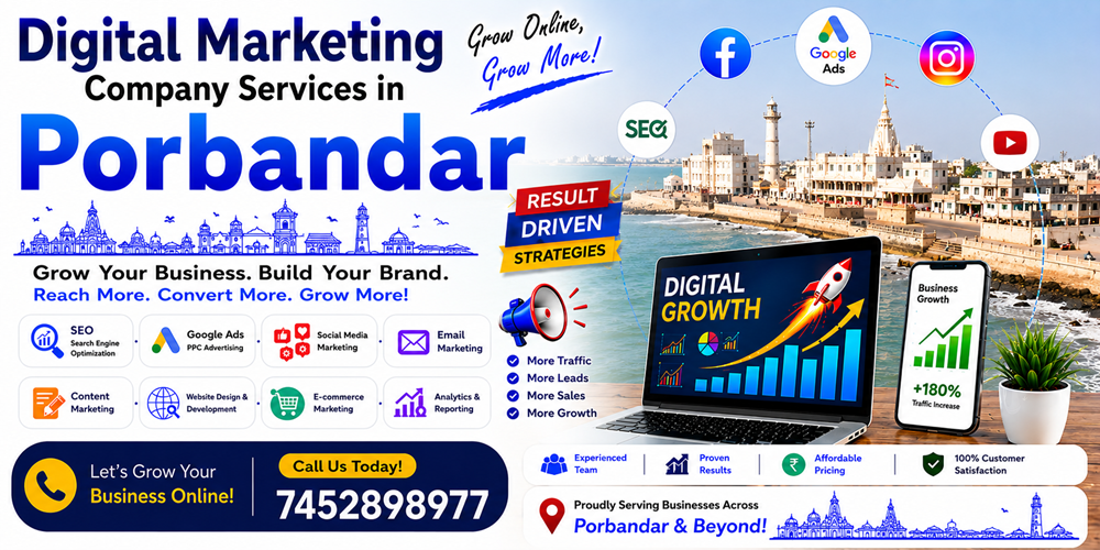 Digital Marketing Company Services in Porbandar - ASH Group Pvt. Ltd