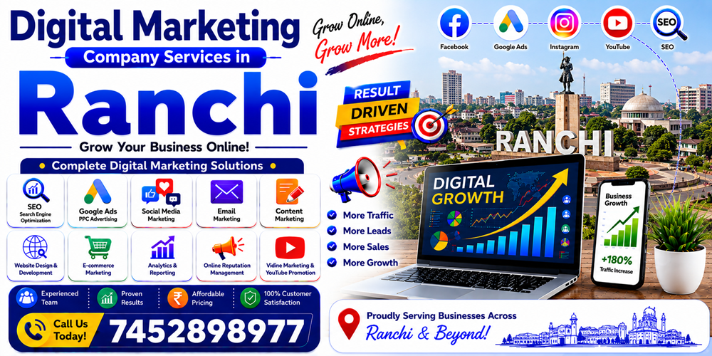 Digital Marketing Company Services in Ranchi - ASH Group Pvt. Ltd