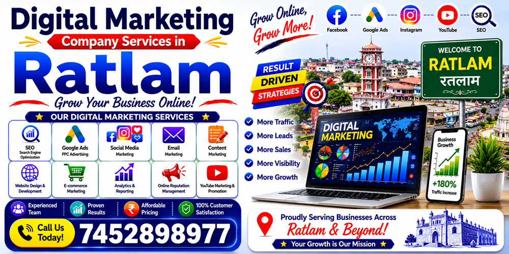 Digital Marketing Company Services in Ratlam - ASH Group Pvt. Ltd