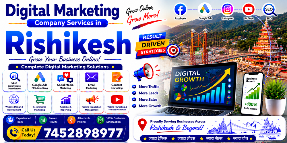 Digital Marketing Company Services in Rishikesh - ASH Group Pvt. Ltd