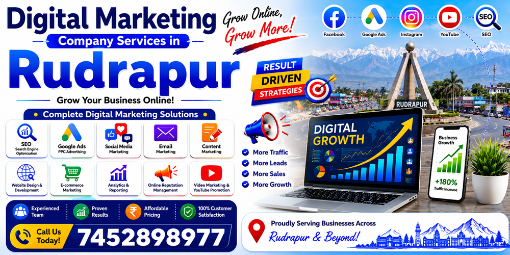 Digital Marketing Company Services in Rudrapur - ASH Group Pvt. Ltd