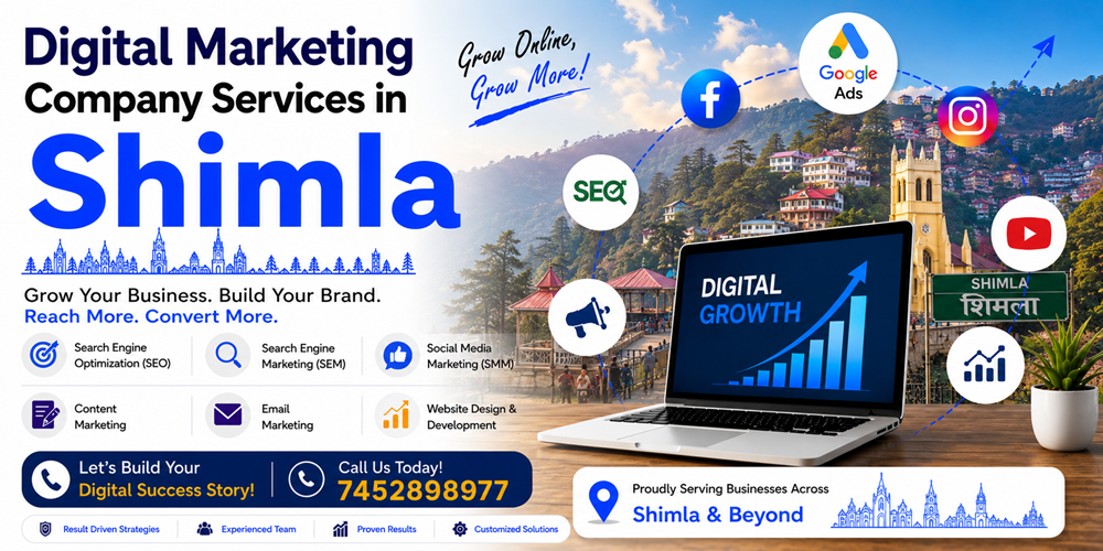 Digital Marketing Company Services in Shimla - ASH Group Pvt. Ltd