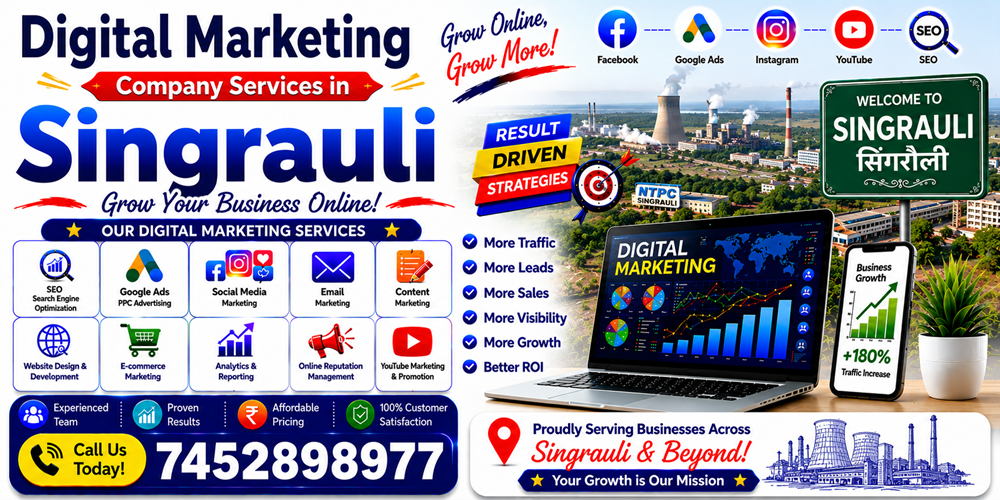 Digital Marketing Company Services in Singrauli - ASH Group Pvt. Ltd