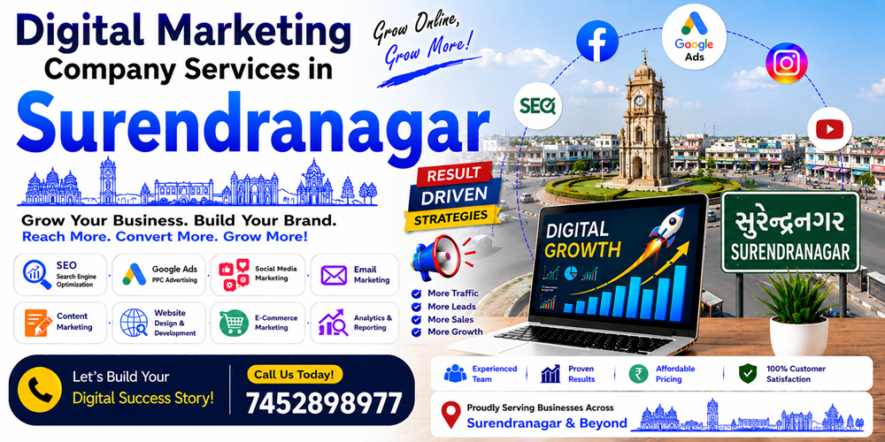 Digital Marketing Company Services in Surendranagar - ASH Group Pvt. Ltd