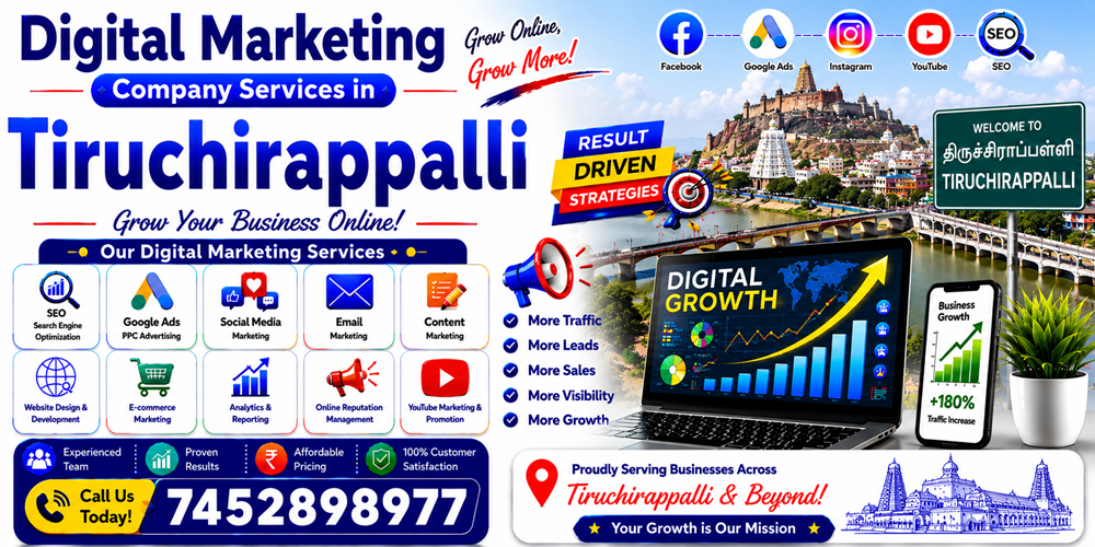 Digital Marketing Company Services in Tiruchirappalli - ASH Group Pvt. Ltd