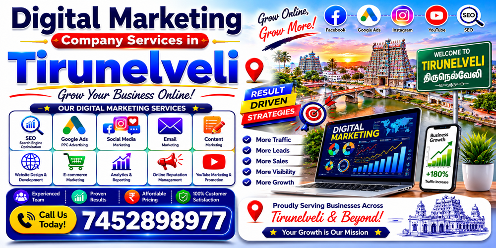 Digital Marketing Company Services in Tirunelveli - ASH Group Pvt. Ltd