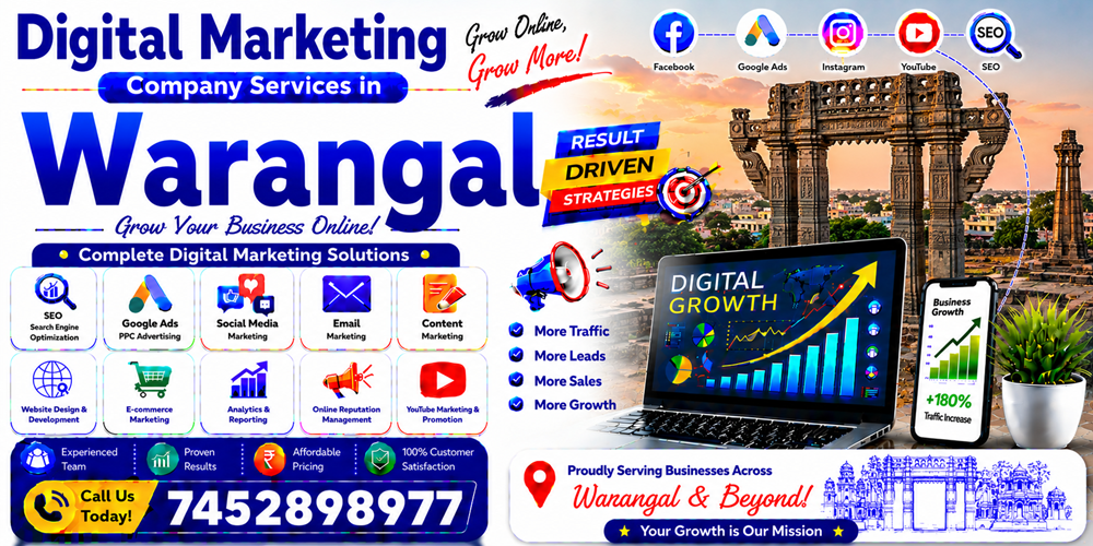 Digital Marketing Company Services in Warangal - ASH Group Pvt. Ltd